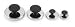 Industrial Grade 3DXW9 Holding Magnet, Round, 95 Lb, 3.2 In