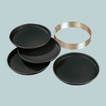 Zenker 3762 Mini-Pizza-Set 5-tlg. 18 cm Teflon®