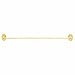 Baldwin 370103024 Polished Brass Edinburgh 24 Towel Bar from the Edinburgh Series