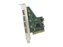 USB Pci Add In Card with quadrabus4 USBa 12MBps Ports- Eachport