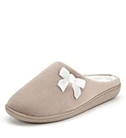 Secret Support™ Bow Mule Slippers