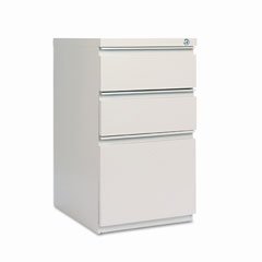 ALEPB532819PY Three-Drawer Mobile File Pedestal w/Full-Length Pull, 19-1/4 Deep, Putty