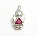 11XAfbopIEL. SL160  Birthstone Angel Charm July