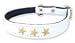 11.5 inch white Leather cat collar -white leather cat collar for your pet