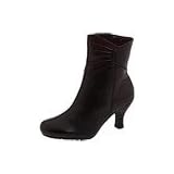 Hush Puppies Cranborne | Ladies Dress Zip Boots Chocolate Chip Leather by Hush Puppies