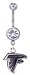 Atlanta Falcons belly button ring
