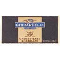 Ghirardelli - Chocolate Baking Bar - Unsweetened, 12 Units / 4 oz