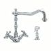 Madison III Kitchen Faucet W/ Side Spray (P.V.d. Brass)