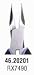 LINDSTROM PLIER FLAT NOSE SMOOTH RX 7490