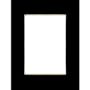 MCS INDUSTRIES 06014 8x10 SINGLE MAT FOR 5x7 PICTURE - COLOR: BLACK