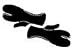 Wetsuit Mitts 3 Finger Neoprene 7mm