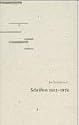Schriften 1925-1974, 2 Bde., Bd.1, Schriften 1925-1946