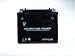 UPG Dry Charge Motorcycle Battery - 12V, 10 Amps, Model# UTX12BX