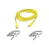 Belkin - Patch cable - RJ-45 (M) - RJ-45 (M) - 2.13 m - ( CAT 5e ) - yellow