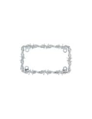 Bell Automotive 22-1-46149-8 Barbed Wire Motorcycle License Plate Frame