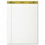 Ampad 40-102 Envirotecht dual-purpose legal pads, 8-1 2x11-3 4, white, 4 pads pack by Ampad