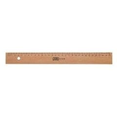 M�bius + Ruppert Holzlineal, 300 mm lang, naturbelassen VE=