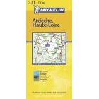 Michelin France: Ardeche, Haute-Loire Map No. 331 (Michelin Local France Maps)
