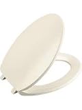 KOHLER K-4658-0 Brevia Round-Front Toilet Seat, White