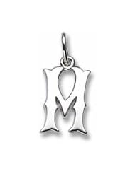 Rembrandt Charms Letter M Charm