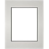 Savage ProMatte, Double 16 x 20 Photo Mat with 11 x 14 Opening, Bevel Cut, Acid Free, Dual Colors: Polar White / Matte Black