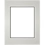 Savage ProMatte, Double 16" x 20" Photo Mat with 11" x 14" Opening, Bevel Cut, Acid Free, Dual Colors: Polar White / Matte Black