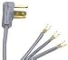 Petra 90-1054 3-Wire Range Cord, 6-Foot, 40A