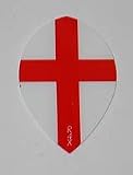 3 sets Xtra Strong Ruthless Saint George Cross England Pear Shape flights
