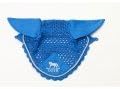 ER OTTB Crochet Ear Nets - Size:Cob Color:Brilliant Blue/Silver