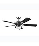 Kichler Lighting 300014MCH Ceiling Midnight Chrome