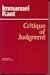 Critique of Judgment: Including the First Introduction (Library Binding)