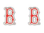 Boston Red Sox Cap Logo B Stud Earrings