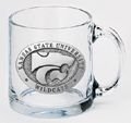 Kansas State Wildcats 13 oz. Clear Coffee Mug