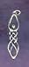 Celtic Lunar Goddess Charm Sterling Silver Wiccan Jewelry