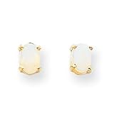 14k Opal Earrings - October XBE22