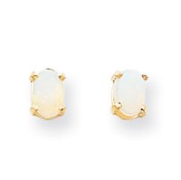 14k Opal Earrings - October XBE22