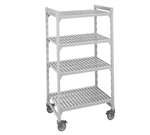 IMAGE OF Camshelving Mobile Starter Unit, 24'' W X 48'' L X 67'' H, 5 Shelf, Includes: 4 Posts, 2 Sets Post