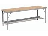 120 X 28 Heavy-Duty Extra Large Hardboard Folding Assembly Bench