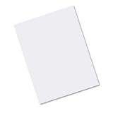 Heavyweight Construction Paper, 76#, 9"x12" Sheets, White, 50/Pack PAC103435