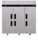 Tempguard Reach-In Refrigerator/Freezer - 3 Section Half Door