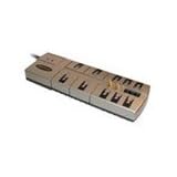 Cyberpower 1080 10-Outlet Surge Suppressor - 2950 Joules 15A RJ11/Coax EMI/RFI Right-angle