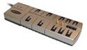 Cyberpower 1080 10-Outlet Surge Suppressor - 2950 Joules 15A RJ11/Coax EMI/RFI Right-angle
