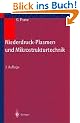 Niederdruckplasmen und Mikrostrukturtechnik