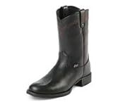 Justin Ladies George Strait 'Cotulla' Roper Boots - Black