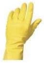 Handgards Small Yellow Latex Heavy Duty Utility Reusable Glove, 12 inch -- 4 per case.