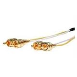 Comprehensive RCA to RCA, Stereo Audio Cable with 2 Gold Plugs Each End, 6 ft.