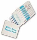 6 Panel Urine Multi Drug Test Dip Card - Tests for THC/COC/OPI/MET/AMP/BZD
