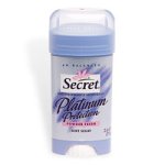 Secret Platinum Protection Antiperspirant & Deodorant, Powder Fresh Scent, 2.6-Ounce Soft Solid Stick (Pack of 4)