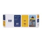 HP C4933A  Ink Cartridge No 81 Yellow 680Ml