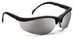 Crews Klondike Safety Glasses Black/Silver 1 Pair